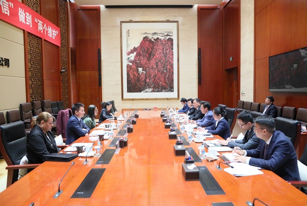 Chen Dexin Meets with ISA Secretary-General Leticia Reis de Carvalho