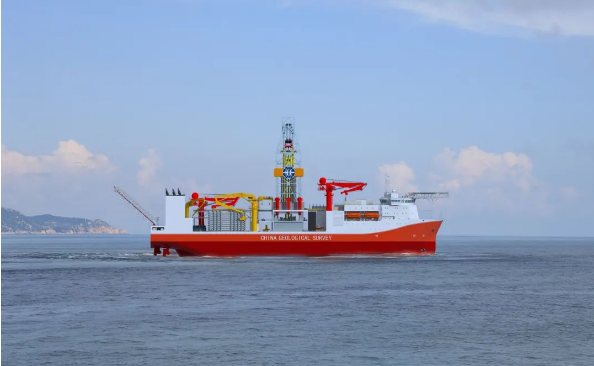 China’s First Ultra-Deepwater Scientific Drilling Vessel Draws Attention
