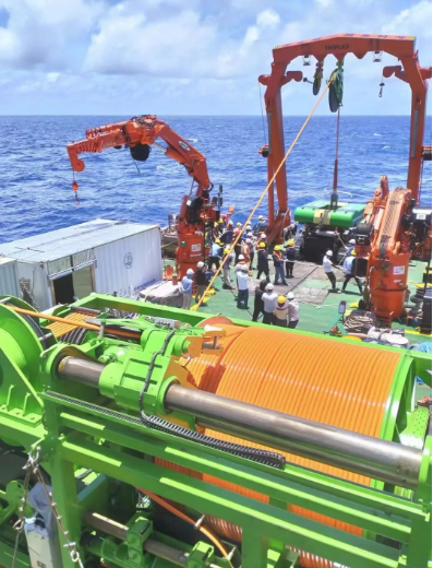 China’s Heavy-Duty Deployment and Recovery Equipment for Deep-Sea Mining Achieves New Breakthrough