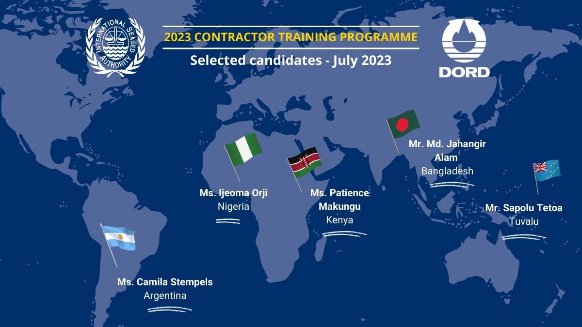 ISA’s Legal and Technical Commission announces the selection of five (5) candidates to benefit from Deep Ocean Resources Development Co., Ltd. (DORD) training opportunities