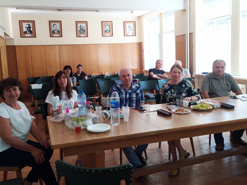Meeting at the Bulgarian Academy of Sciences