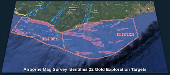 Airborne Magnetic Survey Generates 22 Priority Gold Exploration Targets